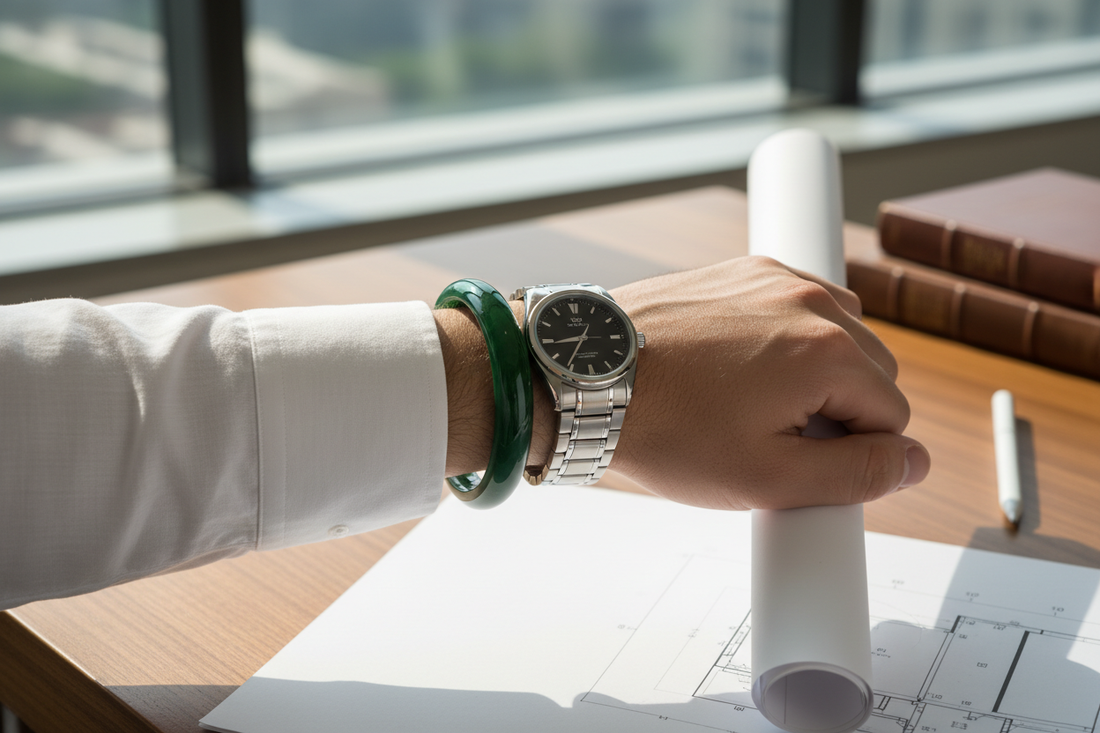 The Man and the Stone: Why Jade Bangles Are a Powerful Choice for Men