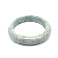 QAR Kazakh Jadeite Bangle, Solid Pale Green, Natural Type A
