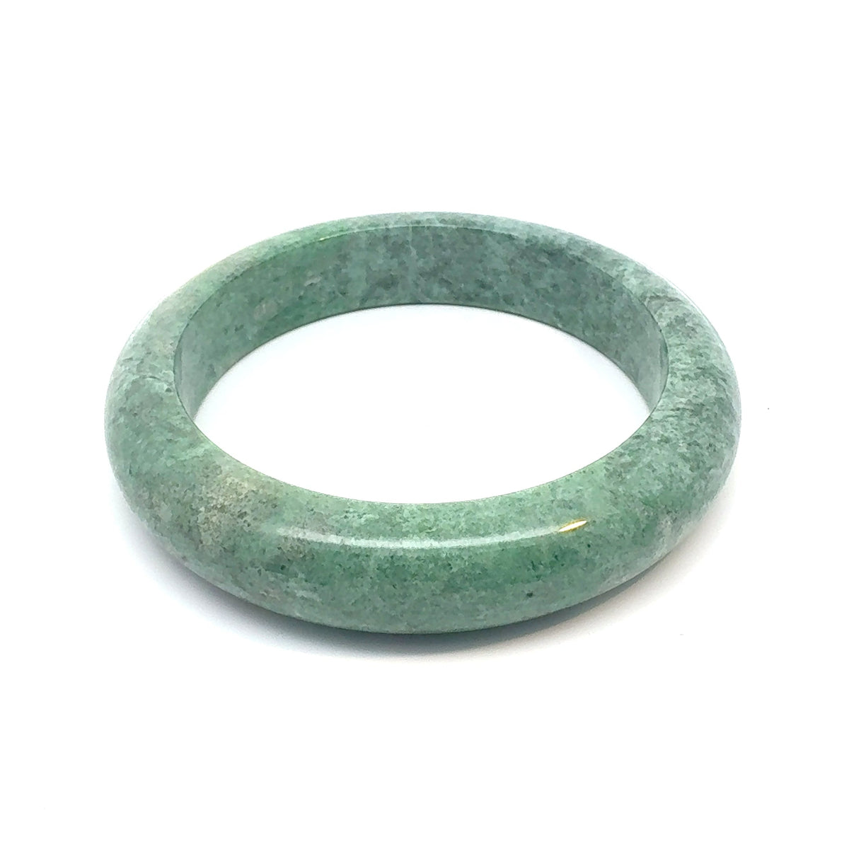 ZHAUHAR Kazakh Jadeite Bangle, Saturated Green, Natural Type A