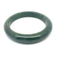 Deep Green Pakistani Nephrite Bangle, Natural Type A