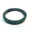 69.5 mm Princesa Blue Guatemalan Jadeite Square-Edge Bangle, Artisan-Carved