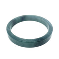 69.5 mm Princesa Blue Guatemalan Jadeite Square-Edge Bangle, Unique Pattern