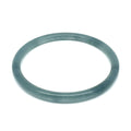 60.5 mm Princesa Blue Guatemalan Jadeite Thin Full-Round Hololith Bangle