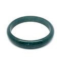 67 mm Princesa Blue Guatemalan Jadeite Half-Round Bangle