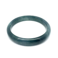 62.5 mm Princesa Blue Guatemalan Jadeite Half-Round Bangle