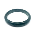 61 mm Princesa Blue Guatemalan Jadeite Half-Round Bangle