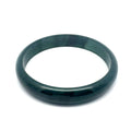 66.5 mm Princesa Blue Guatemalan Jadeite Half-Round Bangle