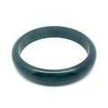 59.5 mm Princesa Blue Guatemalan Jadeite Half-Round Bangle