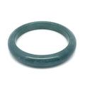 58.5 mm Princesa Blue Guatemalan Jadeite Half-Round Bangle