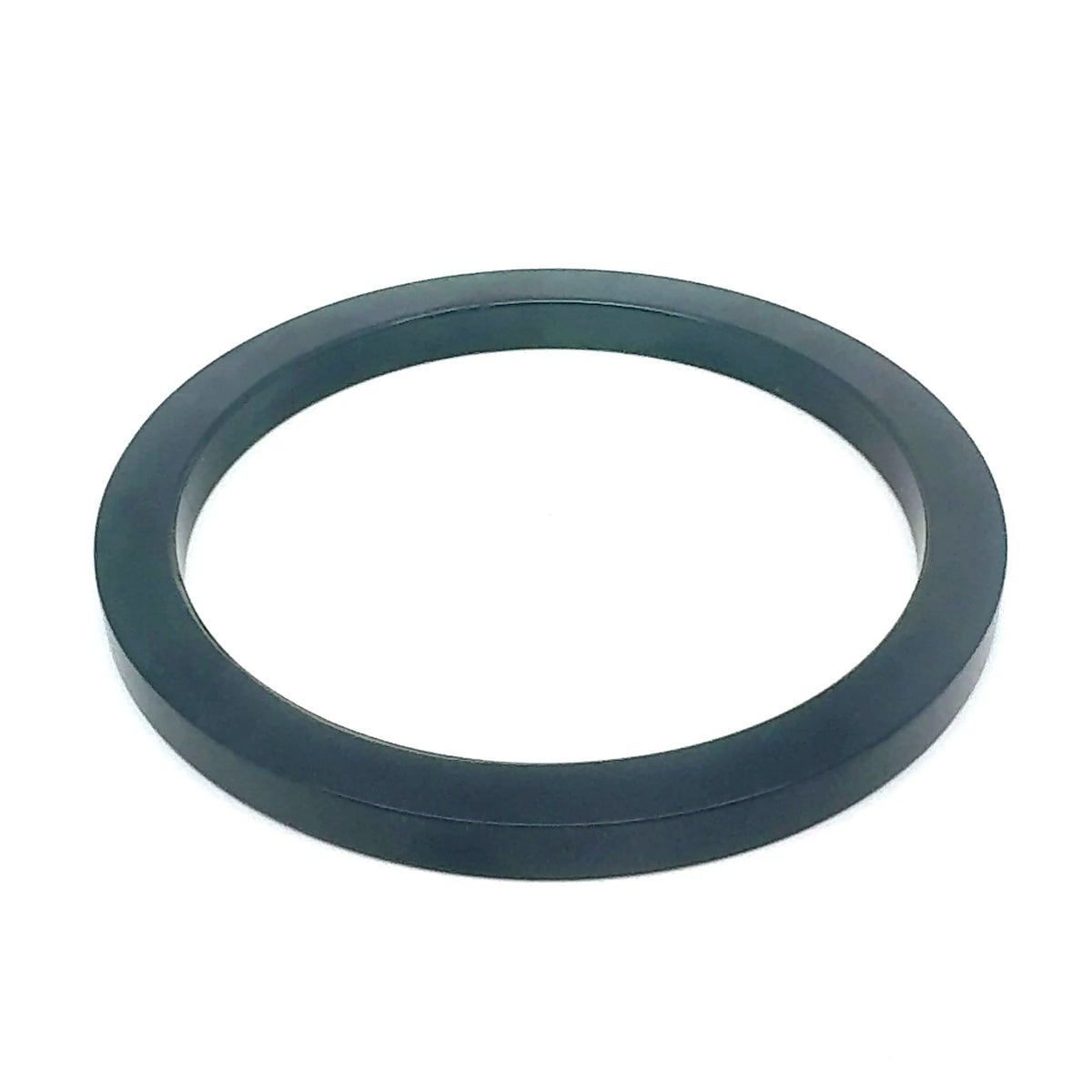 59 mm Princesa Blue Guatemalan Jadeite Square-Edge Bangle