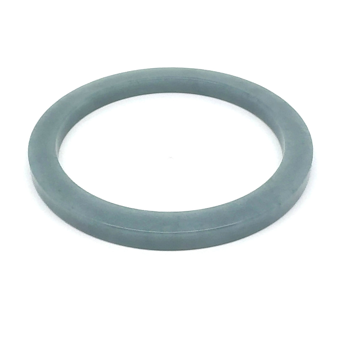 59.5 mm Celestial Blue Guatemalan Jadeite Square-Edge Bangle