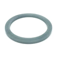 60 mm Celestial Blue Guatemalan Jadeite Square-Edge Bangle, Slate Tones