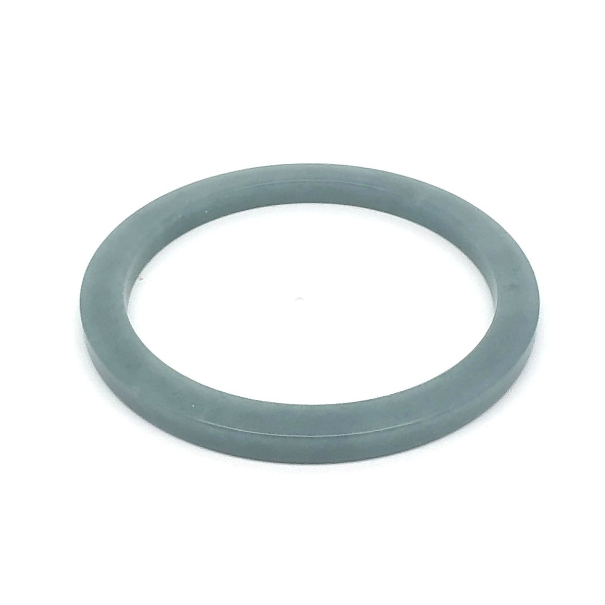56.5 mm Celestial Blue Guatemalan Jadeite Square-Edge Bangle