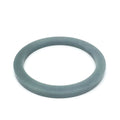 56 mm Celestial Blue Guatemalan Jadeite Square-Edge Bangle, Grey-Green