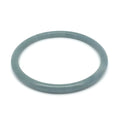 63 mm Celestial Blue Guatemalan Jadeite Thin Full-Round Bangle, Grey-Blue